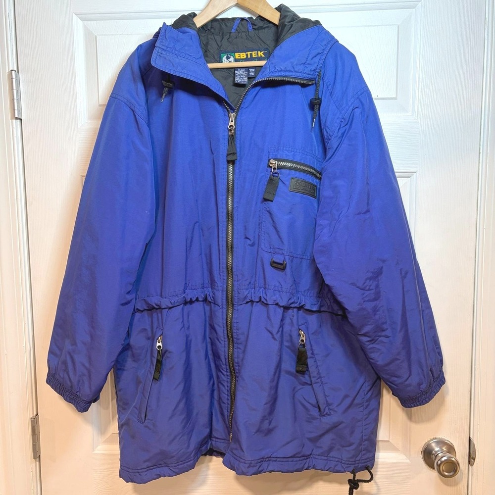 VTG 90s EBTEK‎ Eddie Bauer Women L Lite Thinsulate Winter Coat Layer Outdoors